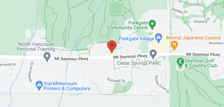 map of 3464 MOUNT SEYMOUR PARKWAY